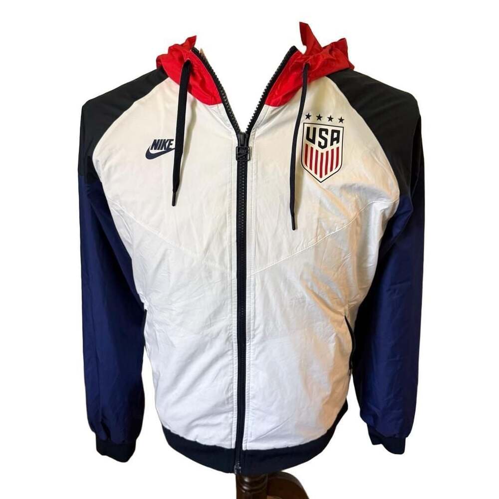 Nike USA Soccer Windrunner Full Zip Hooded Jacket Youth XL